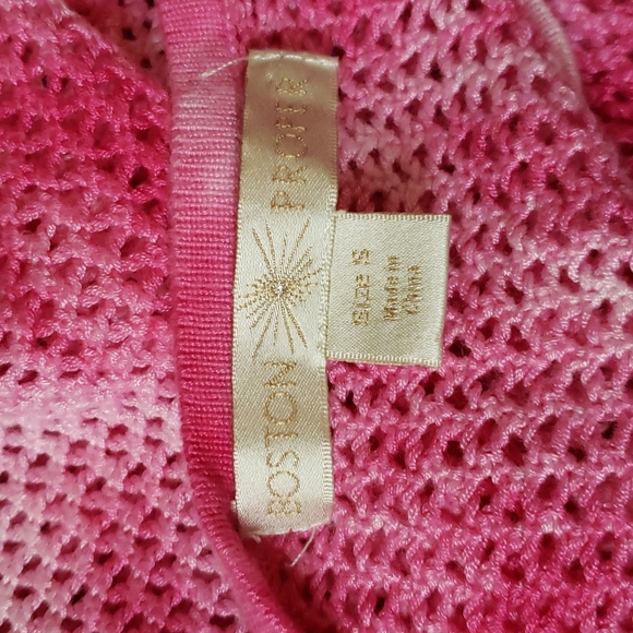 3/$15 Boston Proper Mesh dye sweater S - Picture 5 of 5